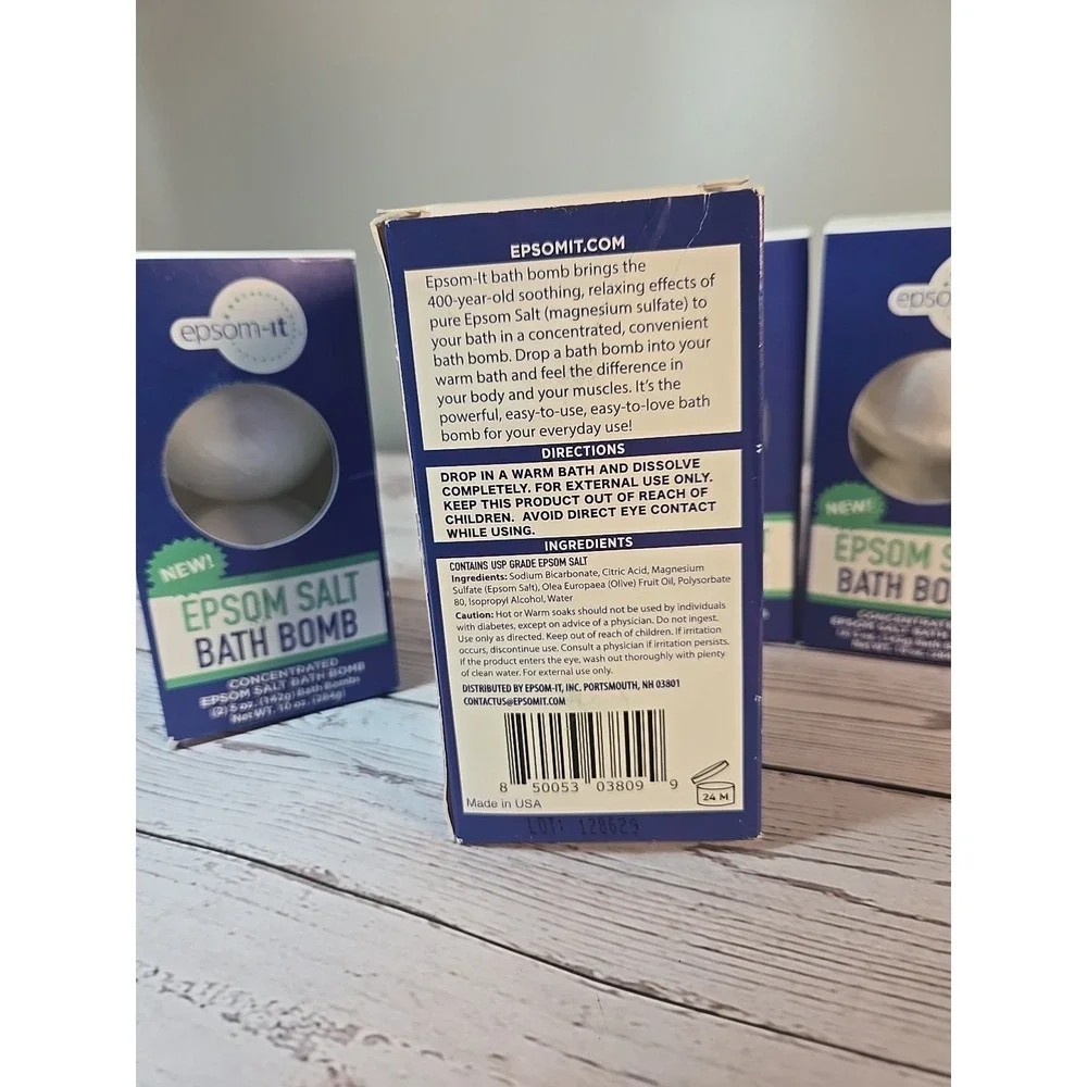 Epsom-it Bath Bomb 10 Oz **Lot of 4**